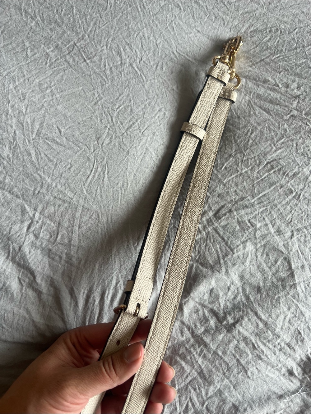 Coach Cream Leather Replacement Strap - Picture 2 of 11